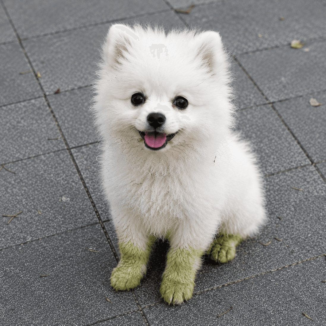 변환 전 강아지 사진